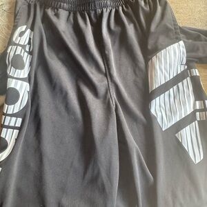 Adidas Black and White Joggers Comfortable Sweatpants